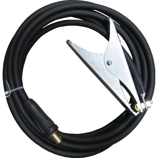 Câble de terre assemblé 300 A Longueur de câble 5 m Câble Ø 16 mm² Borne de terre KS 25 gainée PVC