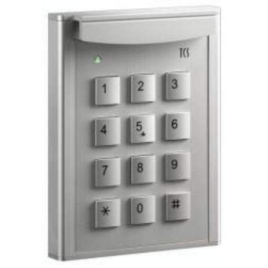 Serrure à code TCS AZF50000-0010 pour jusqu'à 10 codes Codelock 12 argent