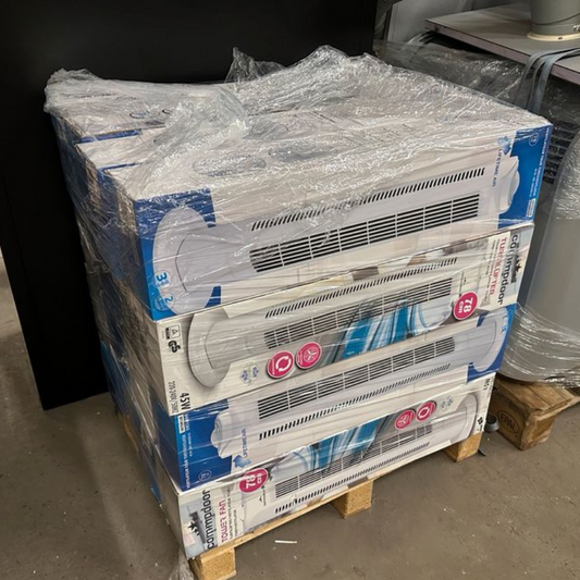 16 x ventilateur tour ventilateur tour blanc 78 cm 3 niveaux rotatif