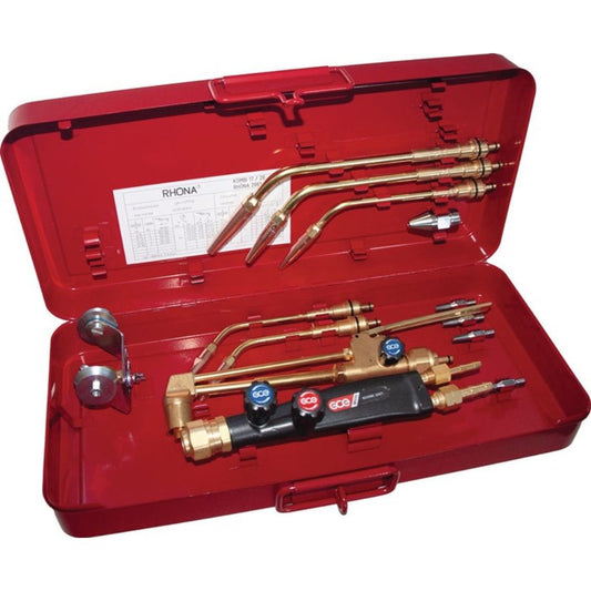 Kit de soudage et de coupage RHÖNA 2001 AC injecteur plage de coupe 10 - 100 mm GCE