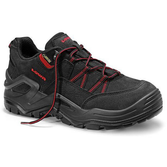 Chaussure de sécurité Boreas Work GTX Lo taille 39 noir S3 CI HI HRO SRC EN ISO 20345 cuir nubuck/textile CORDURA® LOWA