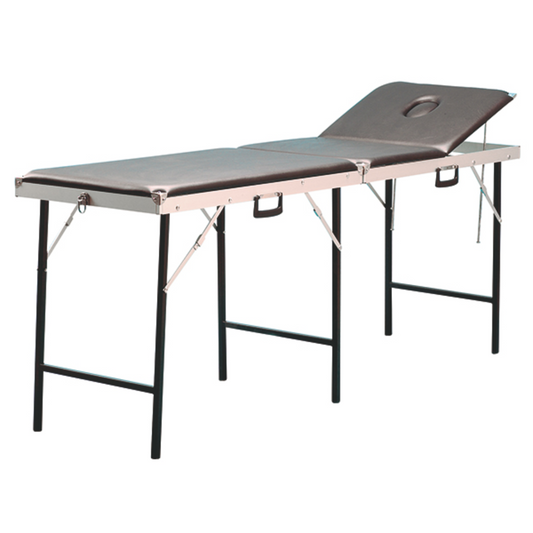 Table de massage, chaise longue valise, stable, 197 x 56 x 75 cm, cadre triple