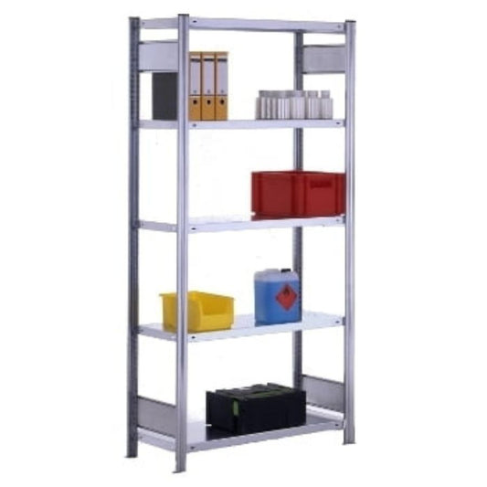 Etagère BERT, largeur 100,5 cm, profondeur 50 cm, hauteur 200 cm, 5 étagères